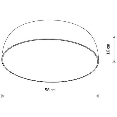 Nowodvorski Lighting Satellite plafon 7x25 W umbra gray 8020