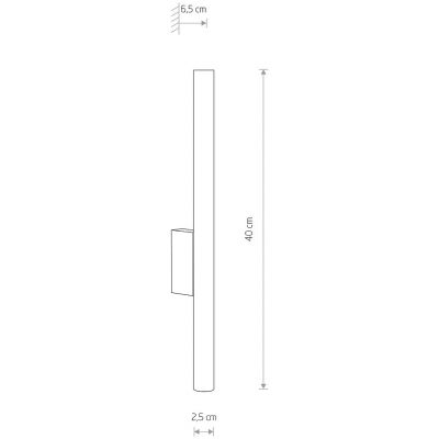 Nowodvorski Lighting Laser kinkiet 2x10 W biały 8048