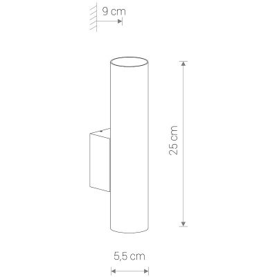 Nowodvorski Lighting Eye Wall kinkiet 1x10 W czarny 8072