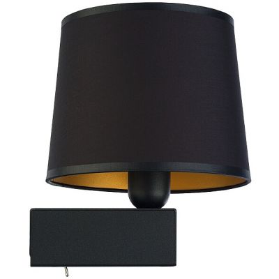 Nowodvorski Lighting Chillin kinkiet 1x10 W czarny-złoty 8197