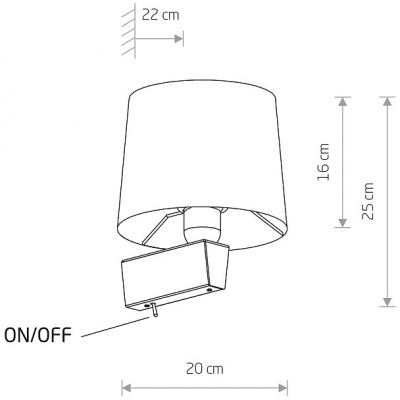 Nowodvorski Lighting Chillin kinkiet 1x10 W biały 8201
