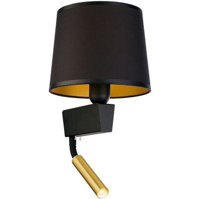 Nowodvorski Lighting Chillin kinkiet 2x10 W czarny-złoty 8213