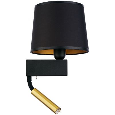 Nowodvorski Lighting Chillin kinkiet 2x10 W czarny-złoty 8213