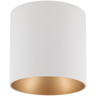 Nowodvorski Lighting Point Tone lampa podsufitowa 1x10 W biała-złota 8221