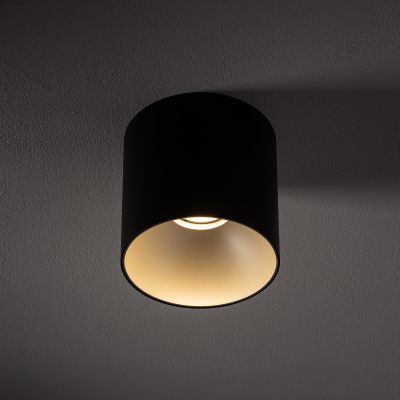 Nowodvorski Lighting Point Tone lampa podsufitowa 1x10 W czarna-srebrna 8223