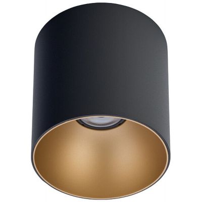 Nowodvorski Lighting Point Tone lampa podsufitowa 1x10W czarny/złoty 8224