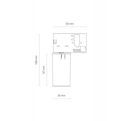 Nowodvorski Lighting Cameleon adapter czarny 8281