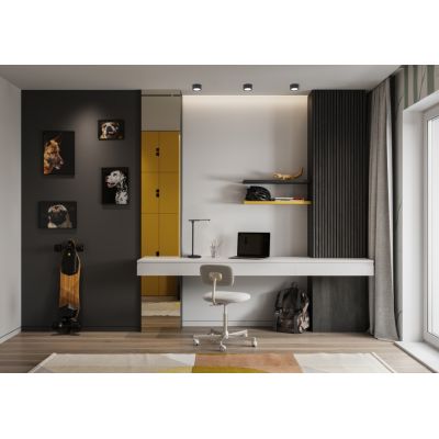 Nowodvorski Lighting Smart lampa biurkowa 1x8 W czarna-srebrna 8358