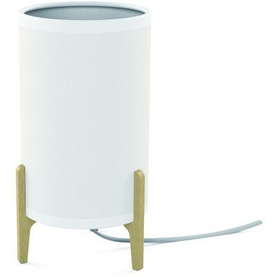 Nowodvorski Lighting Rocket lampa stołowa 1x40W biały/drewno 8490