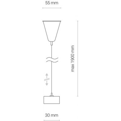 Nowodvorski Lighting CTLS Suspension Kit zawiesie do szynoprzewodu czarny 8697