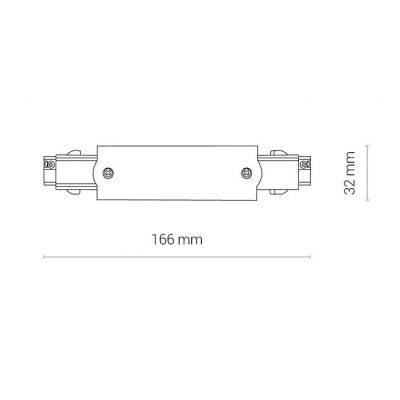 Nowodvorski Lighting CTLS łącznik do szynoprzewodów czarny 8708