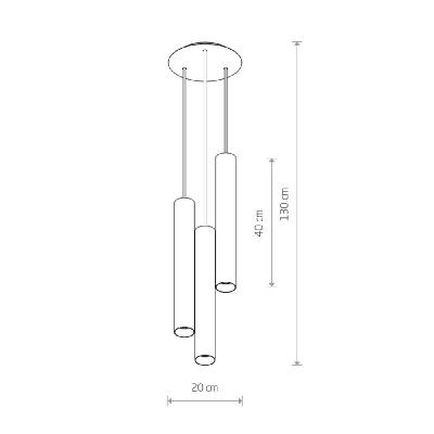 Nowodvorski Lighting Eye lampa wisząca 3x10 W czarna 8917