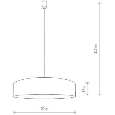 Nowodvorski Lighting Turda lampa wisząca 3x15 W kremowa 8945