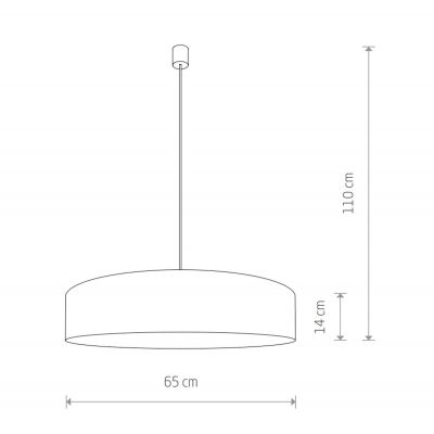 Nowodvorski Lighting Croco III lampa wisząca 3x25W szara/biała 8948