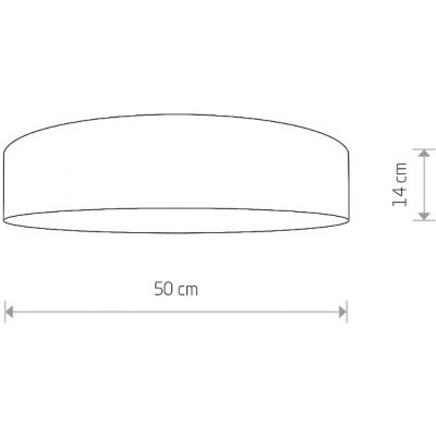 Nowodvorski Lighting Laguna plafon 3x15 W kremowy 8954