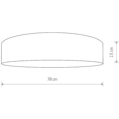 Nowodvorski Lighting Turda plafon 7x15 W kremowy 8958