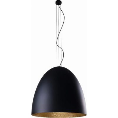 Nowodvorski Lighting Egg XL lampa wisząca 7x40W czarny/złoty 9026