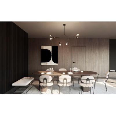 Nowodvorski Lighting Twig lampa wisząca 6x25 W czarna 9138