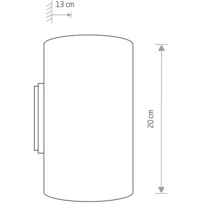 Nowodvorski Lighting Tube kinkiet 2x15W biały 9317