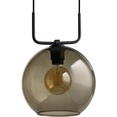 Nowodvorski Lighting Monaco lampa wisząca 1x60W czarny/szkło przydymione 9364