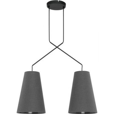 Nowodvorski Lighting Alanya lampa wisząca 2x60W szary/czarny 9373