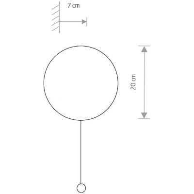 Nowodvorski Lighting Minimal kinkiet 1x10 W drewno 9377