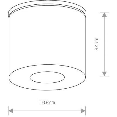 Nowodvorski Lighting Hexa lampa podsufitowa 1x35 W biała 9564
