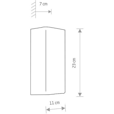 Nowodvorski Lighting Bergen kinkiet 2x10 W biały 9706
