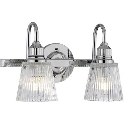 Quintiesse Addison kinkiet 2x3 W chrom-przezroczysty QN-ADDISON2-BATH