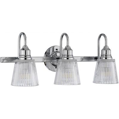 Quintiesse Addison kinkiet 3x3 W chrom-przezroczysty QN-ADDISON3-BATH