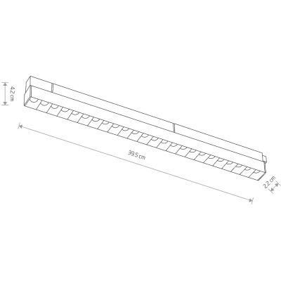 Nowodvorski Lighting LVM Focus LED lampa do szynoprzewodów 1x15 W czarny 10643