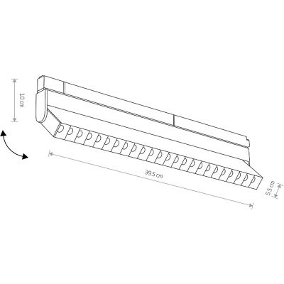 Nowodvorski Lighting LVM Focus Out LED lampa do szynoprzewodów 1x15 W czarny 10645
