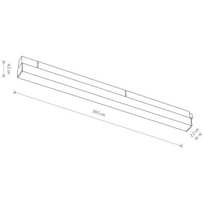 Nowodvorski Lighting LVM Line LED lampa do szynoprzewodów 1x15 W czarny 10650