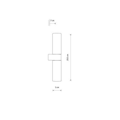 Nowodvorski Lighting Natalie kinkiet 2x10 W biały 10727