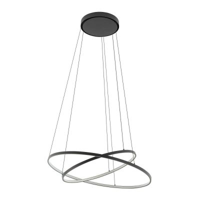 Nowodvorski Lighting Circolo Led lampa wisząca 1x35W czarny mat 10814