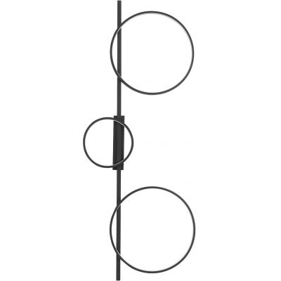 Nowodvorski Lighting Circolo Led kinkiet 1x33W czarny mat 10816