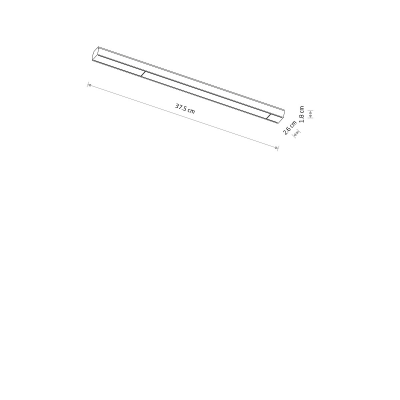 Nowodvorski Lighting Line Led listwa LED liniowa 1x12 W czarny 11307