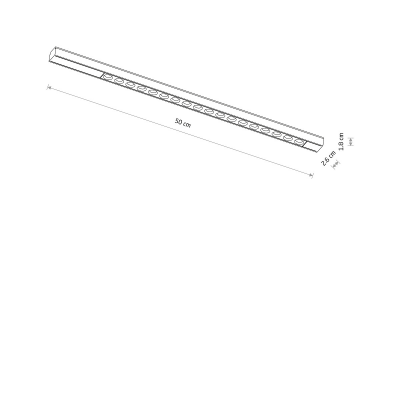 Nowodvorski Lighting Focus LED listwa LED liniowa 1x18 W mosiądz 11332