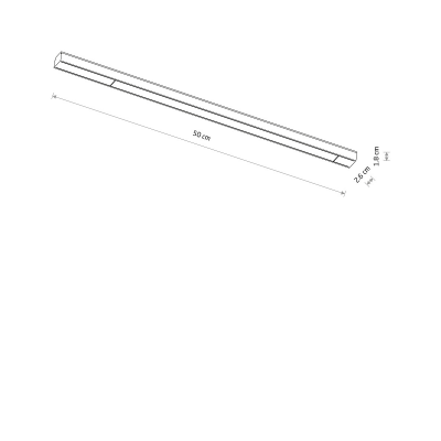 Nowodvorski Lighting listwa LED liniowa 1x18 W czarny 11334