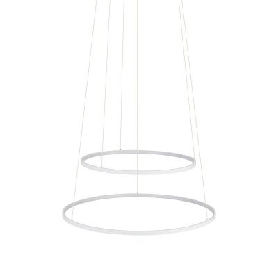 Nowodvorski Lighting Circolo lampa wisząca 1x67 W biała 11646