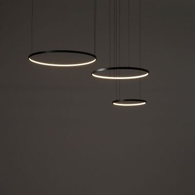 Nowodvorski Lighting Circolo lampa wisząca 1x85 W czarna 11648