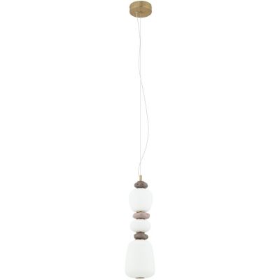 Nowodvorski Lighting Ceramic lampa wisząca 1x19 W szary/brązowy 11701