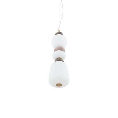 Nowodvorski Lighting Ceramic lampa wisząca 1x19 W szary/brązowy 11701