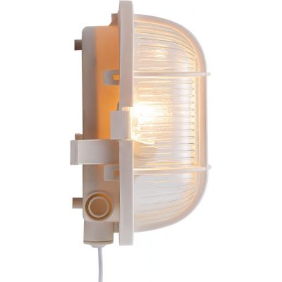 Nordlux Skotlampe kinkiet zewnętrzny 1x60 W biały 17051001