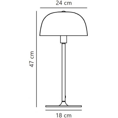 Nordlux Cera lampa stołowa 1x40 W stal 2010225033