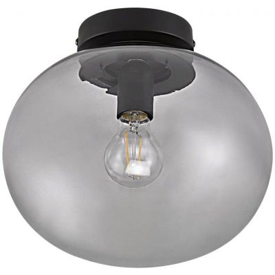 Nordlux Alton lampa podsufitowa 1x25W przydymiona/czarna 2010506047