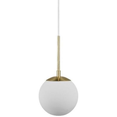 Outlet - Nordlux Grant 15 lampa wisząca 1x15W biała/złota 2010553035