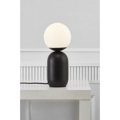 Nordlux Notti lampa stołowa 1x40W biała/czarna 2011035003