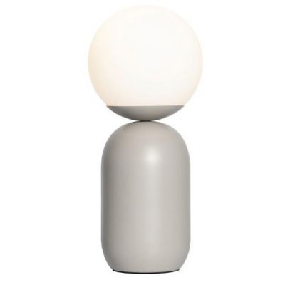 Nordlux Notti lampa stołowa 1x40W biała/szara 2011035010