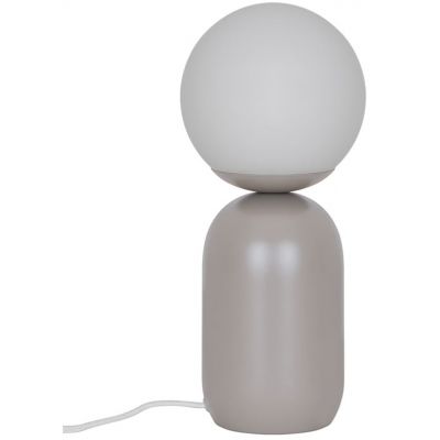 Nordlux Notti lampa stołowa 1x25 W biała/brązowa 2011035018